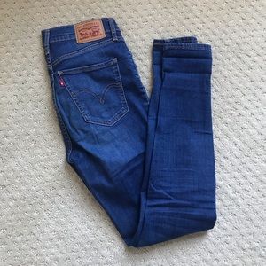 Levi's Mile High Super Skinny Jeans, Size 26